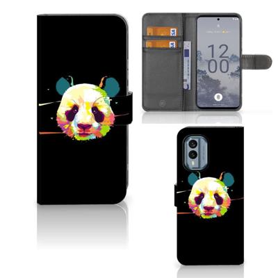 Nokia X30 Leuk Hoesje Panda Color Nokia X30 Leuk Hoesje Panda Color