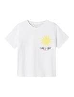 Name it zomer t-shirt jongens - wit - Nkmfome - thumbnail