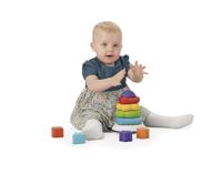 Tiamo Chicco 2 in 1 ring toren - vormenstoof - thumbnail