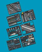 Hazet 0-2500-163/242 0-2500-163/242 Gereedschapsset Voertuig 242-delig - thumbnail