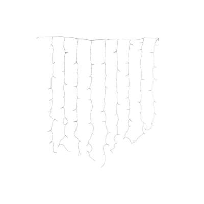 Lichtgordijn LED DKD Home Decor Kerstmis Blauw PVC (100 x 1 x 100 cm)