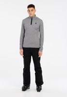 Protest Rewill 1/4 Zip Pully Heren Dark Grey Melee XXL - thumbnail