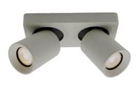 Artdelight Richtbare opbouwspotMegano dubbel grijs - PL MEGANO2 ZGR - thumbnail