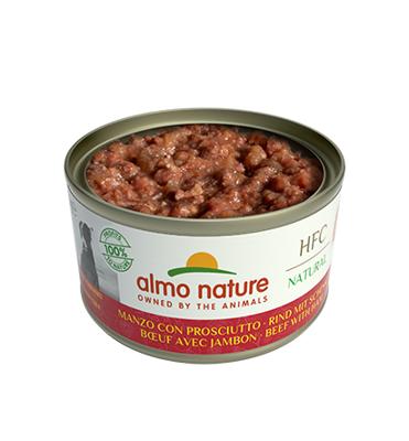 ALMO Nature HFC NATURAL rundvlees en ham - nat hondenvoer - 95 g