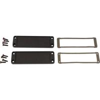 Hammond Electronics Eindplaat Aluminium Zwart (l x b x h) 6 x 107 x 35 mm 2 stuk(s) - thumbnail