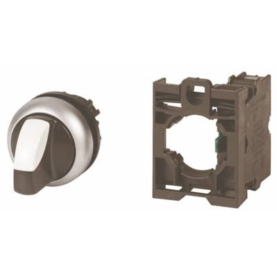 Eaton 216518 M22-WRK/K10 Keuzetoets Kunststof frontring Knevel Zwart 1 stuk(s) Piece