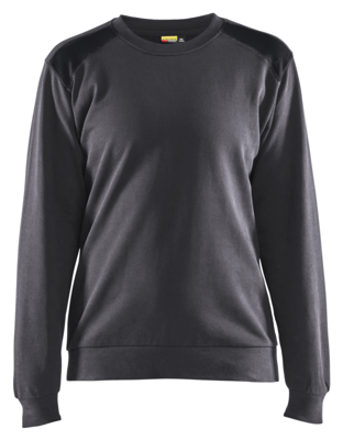 Blåkläder Sweatshirt bicolour Dames 34081158 | Medium Grijs/Zwart | Maat XS - 7330509814628 Blåkläder Sweatshirt bicolour Dames 34081158 | Medium Grijs/Zwart | Maat XS - 7330509814628