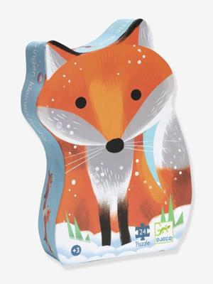 Puzzel Ginger kleine vos 24 stuks DJECO sinaasappel