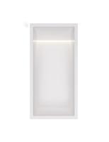 Hotbath &MORE Inbouwnis 30x15x10cm met LED IP44 Mat Wit - thumbnail