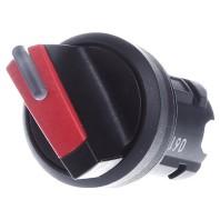 Siemens 3SU10022BF200AA0 3SU1002-2BF20-0AA0 Knevelschakelaar Kunststof frontring, Verlicht Knevel Zwart, Rood 1 x 90 ° 1 stuk(s)