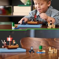 LEGO Minecraft 21259 Piratenschipreis-, bouw- en ontdekkingsset - thumbnail