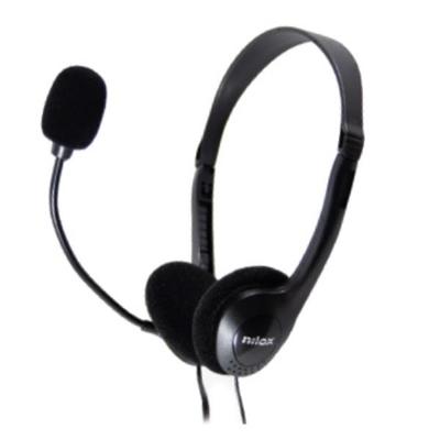 Hoofdtelefoon met microfoon Nilox NXAU0000002 Zwart