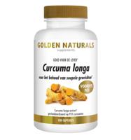 Golden Naturals Curcuma longa 180 Vegetarische capsules - thumbnail