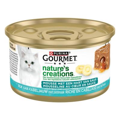 Blik mousse met saus kabeljauw 85gr - Gourmet