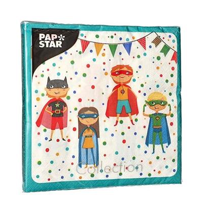 Servetten Superhero 3-laags 33x33cm
