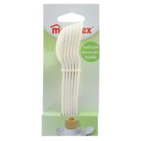 Metaltex Eierlepels 6 Stuks Wit - thumbnail