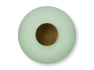 Pip Studio Vaas Metaal Mat Felgroen 23cm