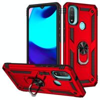 Voor Motorola Moto E20 Shockproof TPU + PC Holder Telefoonhoes - thumbnail