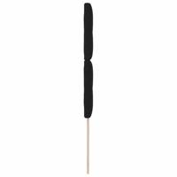 Hoofdbord met LED met LED -striplichten met hoofdeinde Zwart 100 cm Stof - thumbnail