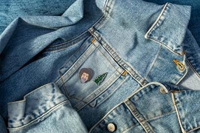 UPG Pins - Bob Ross en Vrolijk Klein Boompje