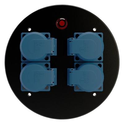 Schill KOMB MD4 Frontplaat met 4x Schuko voor haspel Schill KOMB MD4 Frontplaat met 4x Schuko voor haspel