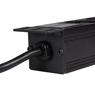 LogiLink PDU9C03 19 inch Stekkerdoos voor patchkast 1 HE Geaarde contactdoos Zwart LogiLink PDU9C03 19 inch Stekkerdoos voor patchkast 1 HE Geaarde contactdoos Zwart