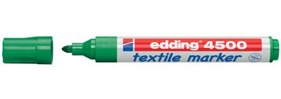 Textielmarker edding 4500 rond 2-3mm groen | 10 stuks