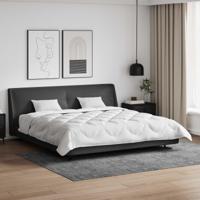 VidaXL Dekbed met kussens met kussen 3 pcs wit microvezel - thumbnail