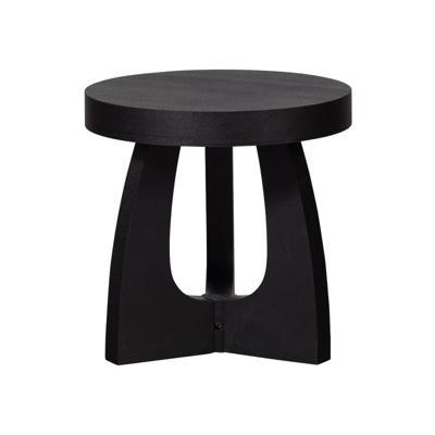 WOOOD Ronde Bijzettafel 'Tala' 45cm, kleur Zwart WOOOD Ronde Bijzettafel 'Tala' 45cm, kleur Zwart