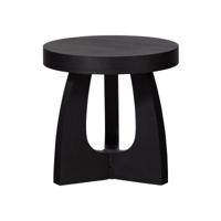 WOOOD Ronde Bijzettafel 'Tala' 45cm, kleur Zwart - thumbnail