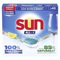 Sun Allin 1 Vaatwastabletten Citroen 46 tabletten bij Jumbo - thumbnail