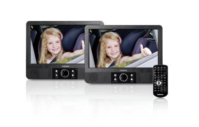 Lenco MES-405 draagbare dvd-/Blu-rayspeler Draagbare dvd-speler Tafelblad Zwart 22,9 cm (9") 480 x 234 Pixels