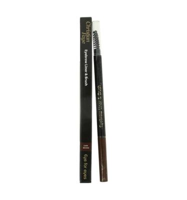 Christian Faye Eyebrow liner & brush dark brown 0.1 Gram