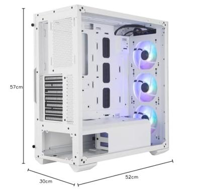CoolerMaster Case MasterBox TD500 Mesh Wit