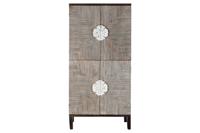 Kast DKD Home Decor MB-179372 Donkerbruin Lichtbruin Spar Hout MDF 86 x 41 x 181 cm - thumbnail