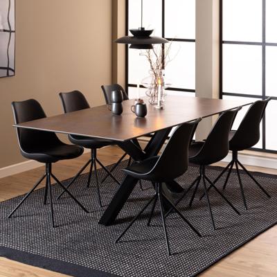 Bendt Eettafel 'Line' Keramiek, 200 x 100cm, kleur Bruin Bendt Eettafel 'Line' Keramiek, 200 x 100cm, kleur Bruin