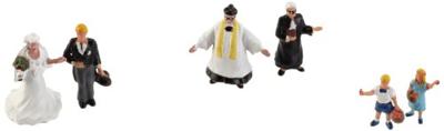 NOCH 15860 H0 Bruiloft figuren Geverfd, Staand