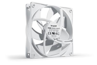 BeQuiet PURE WINGS 3 White 120mm PWM PC-ventilator Wit (b x h x d) 120 x 25 x 120 mm