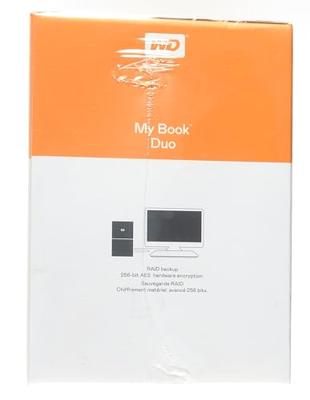 WD My Book Duo 16 TB Externe harde schijf (3,5 inch) USB-A 3.2 Gen 2 Zwart WDBFBE0160JBK-EESN WD My Book Duo 16 TB Externe harde schijf (3,5 inch) USB-A 3.2 Gen 2 Zwart WDBFBE0160JBK-EESN