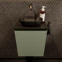 MONDIAZ FOWY toiletmeubel 40cm kleur army. Waskom positie midden kleur urban | urban. Zonder kraangat - thumbnail