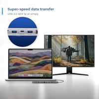USB-HUB Ewent EW1150 Grijs - thumbnail