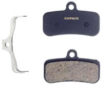 Sixpack racing shimano saint m810/m820/zee m640 organic disc brake pads - thumbnail