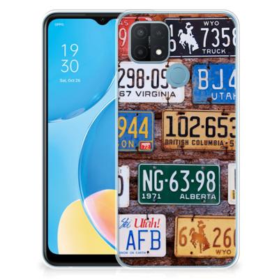 OPPO A15 | Siliconen hoesje | met foto Kentekenplaten