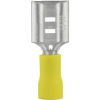 Vogt Verbindungstechnik 3914 Platte stekker (female) Insteekbreedte: 9.5 mm Insteekdikte: 1.2 mm 180 ° Deels geïsoleerd Geel 1 stuk(s) - thumbnail