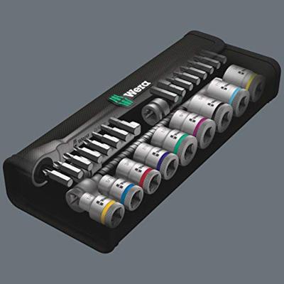 Wera 8100 SB 11 Zyklop Metal-ratelset, omschakelpal, 3/8"-aandrijving, inch , 29 -delig - 1 stuk(s) - 05004051001 - thumbnail