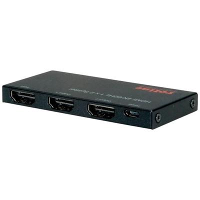 ROLINE HDMI videosplitter, ultradun, 2-voudig