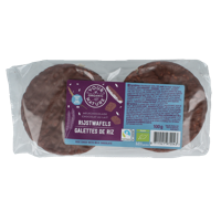 Rijswafels choco melk bio 100 Gram - thumbnail