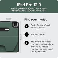 Zugu Case iPad Pro 12.9" (5th/6th gen) - Black - thumbnail