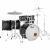 Pearl DMP926SP/C262 Decade Maple Satin Black Burst 6-delige ketelset - thumbnail