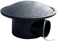 Bodemafvoer 110 mm met beluchter - thumbnail